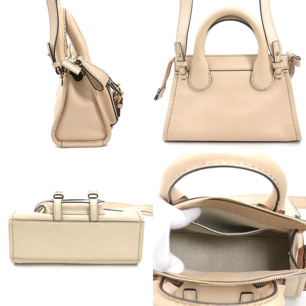 Chloe beige pink Bag leather Shoulder EDITH